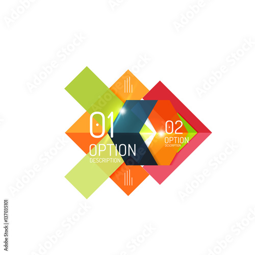Free Download Abstract vector business geometric infographics - GFXLoad