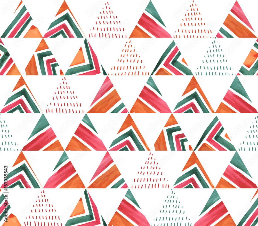 Vector Seamless Geometric Pattern