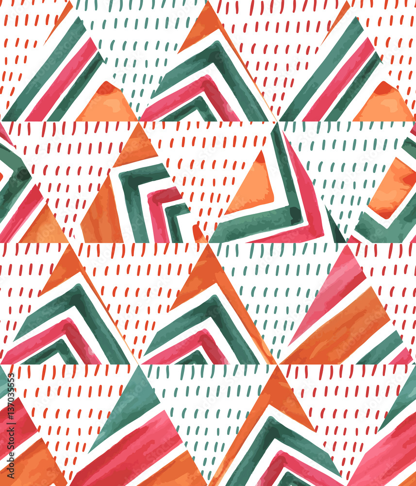 Obraz premium Vector Seamless Geometric Pattern