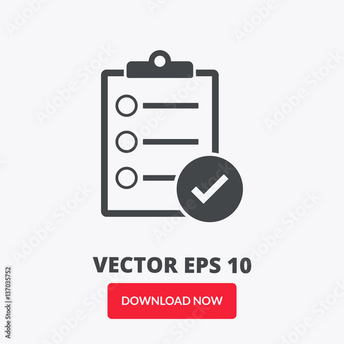Check list vector icon