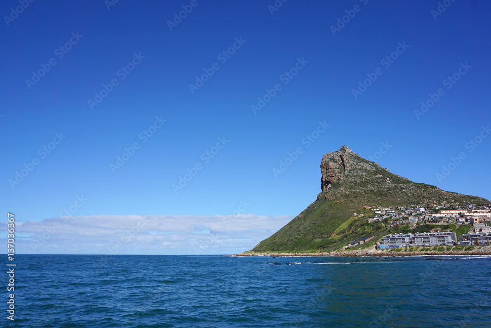 Beautiful landscape of the coast in Cape town, South Africa