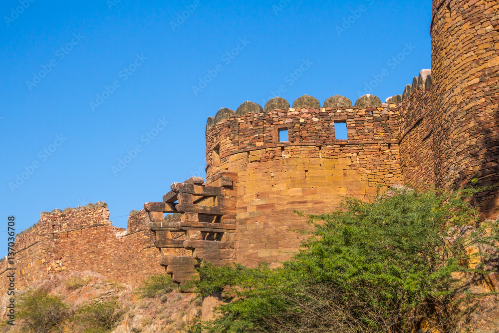 Battlements of Mehangarh Fort