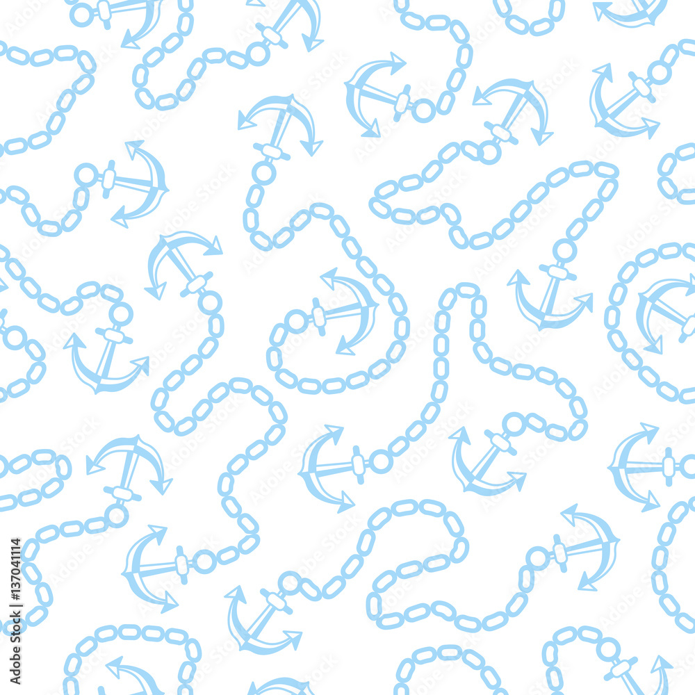 Seamless pattern with anchors. Ongoing backgrounds of marine theme. Seamless pattern with anchors. Ongoing backgrounds of marine theme.