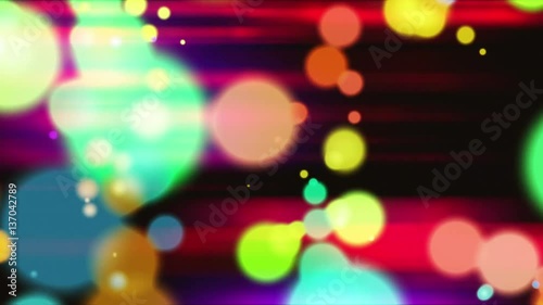 Colored Motion Circles Abstract Cartoon Background