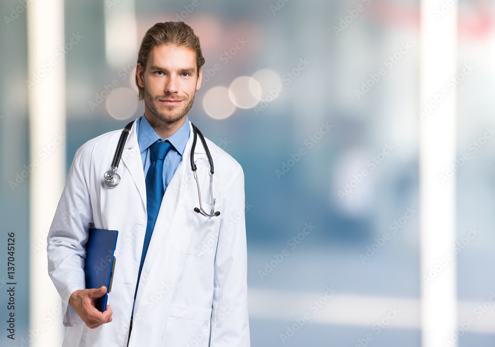Portrait of an handsome doctor Portrait of an handsome doctor