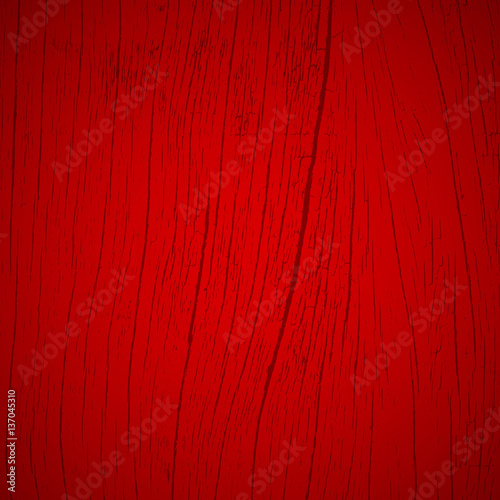 Red wood texture background - Vector