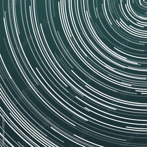 Illustration of Vector Star Trails Effect. Moving Lines HUD Futuristic User Interface Visualization Template