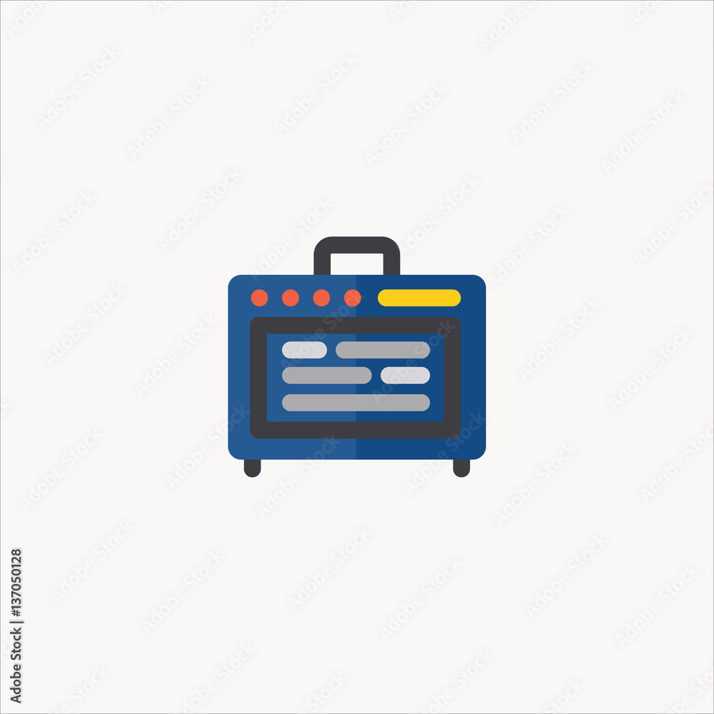 amplifier icon flat design amplifier icon flat design