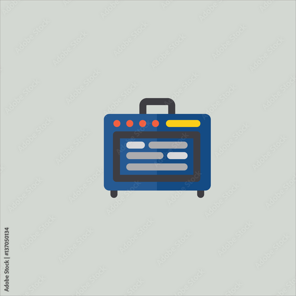 amplifier icon flat design amplifier icon flat design