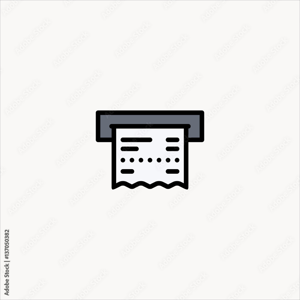 atm icon flat design atm icon flat design