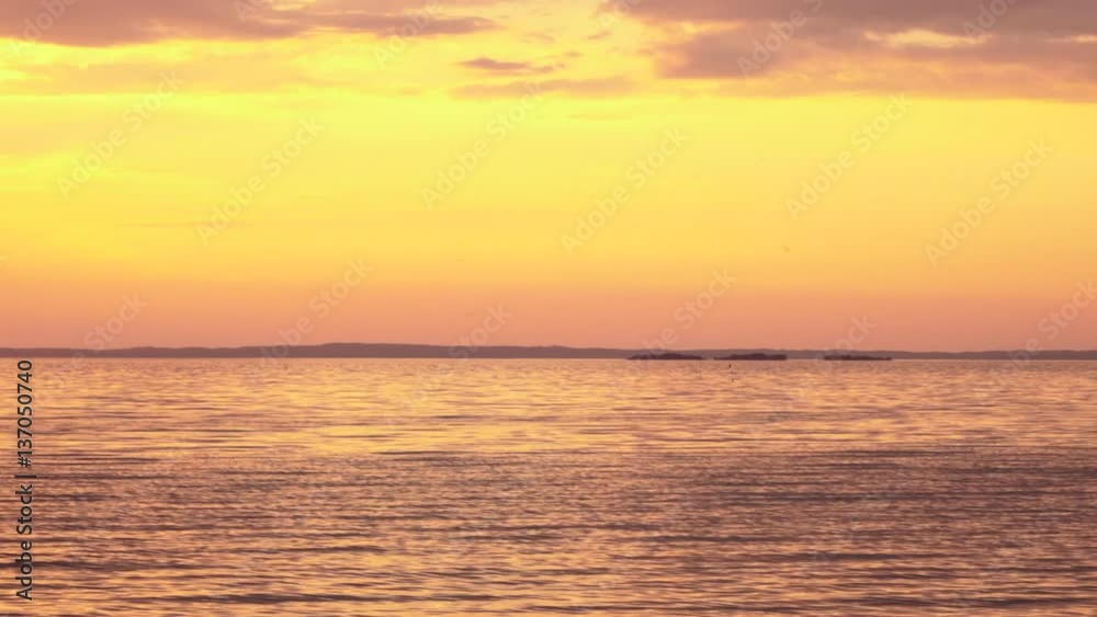 Calm lake in evening light. Tranquil nature background film clip. Calm lake in evening light. Tranquil nature background film clip.
