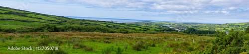 Panorama: Irische Landschaft im Sommer