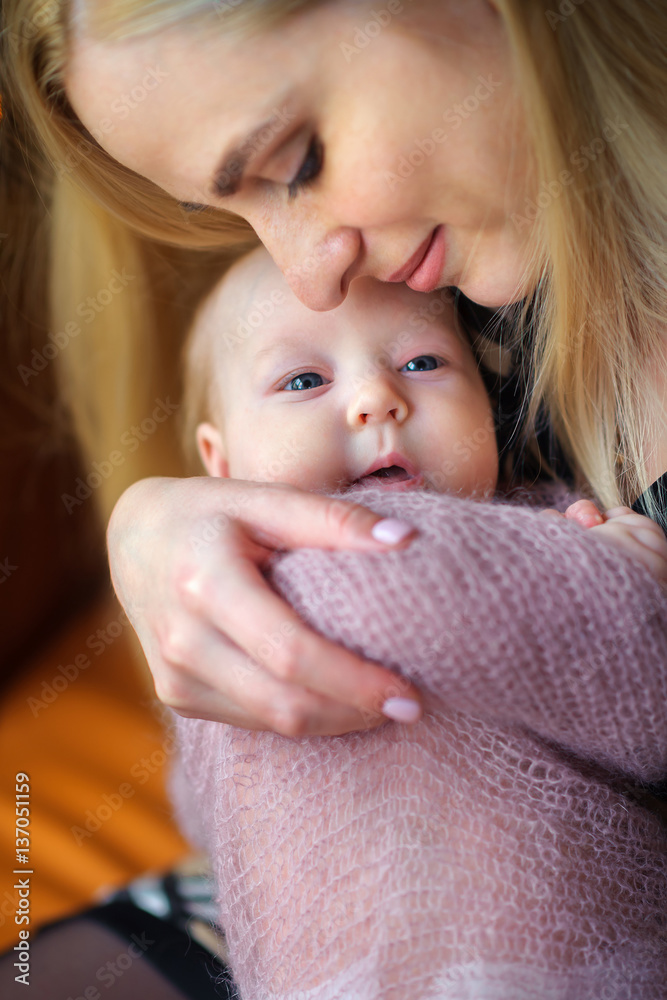 mother with the newborn baby mother with the newborn baby