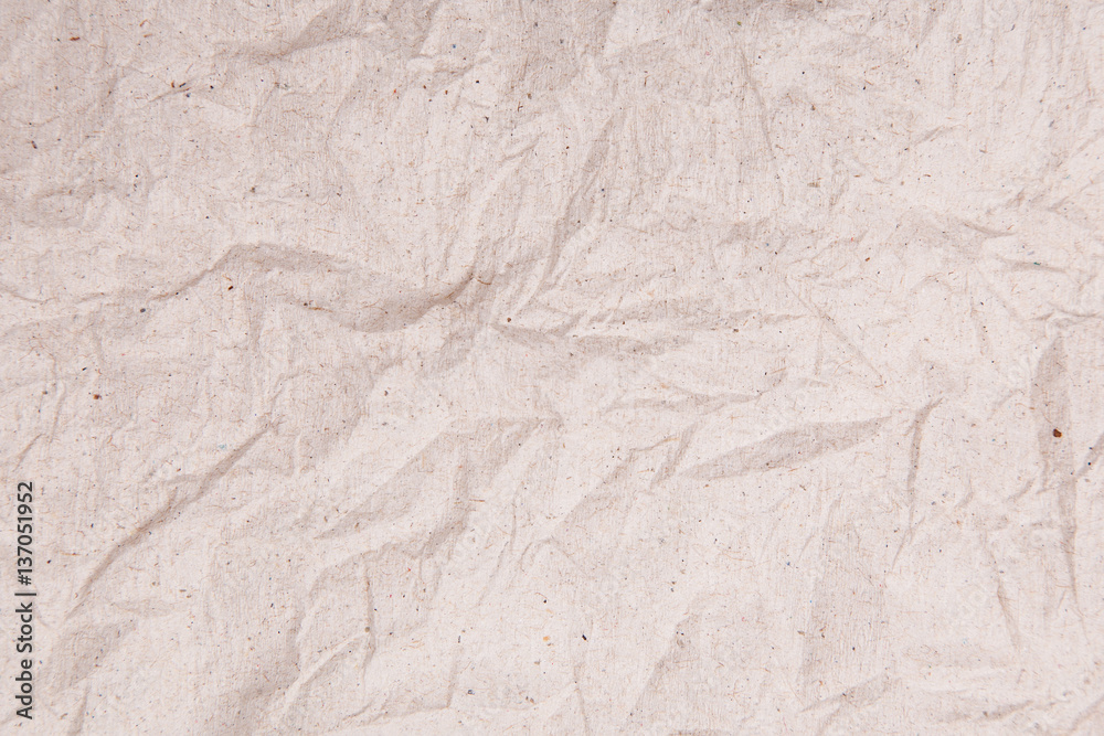 Obraz premium Текстура мятой грубой бумаги