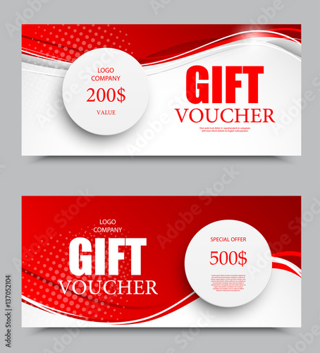 Gift company voucher template