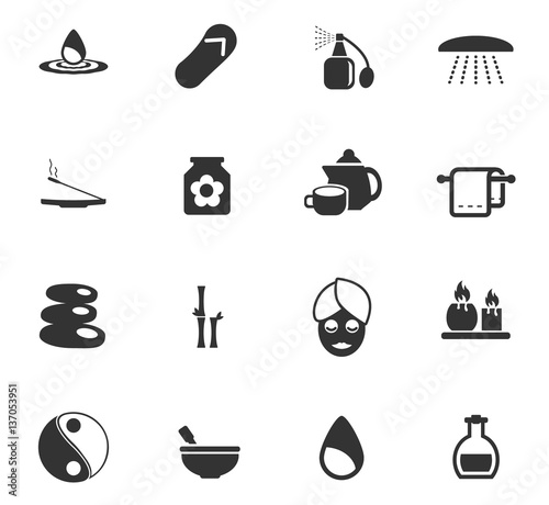 spa icon set