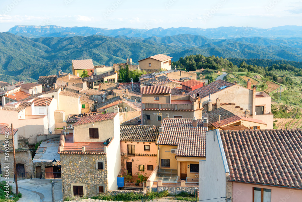 Small european town in Spain