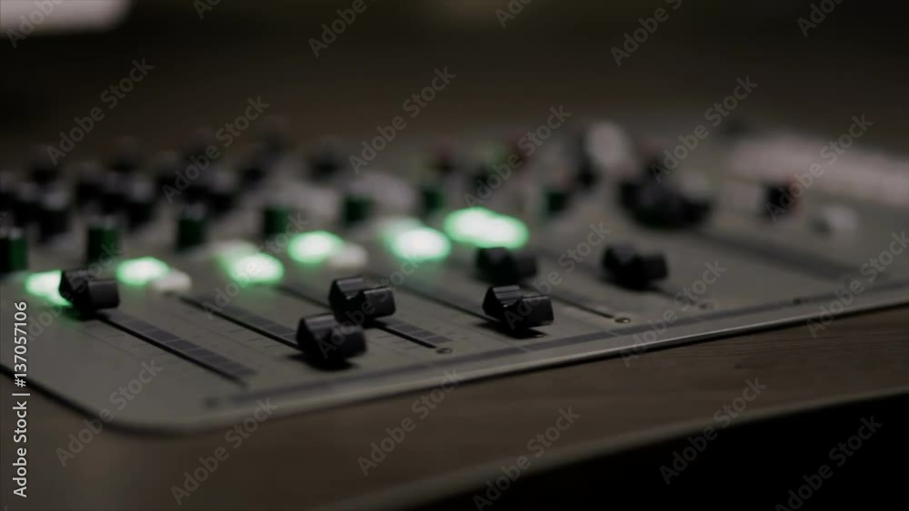 Mixing console also called audio mixer, sound board, mixing deck or mixer is an electronic device Mixing console also called audio mixer, sound board, mixing deck or mixer is an electronic device
