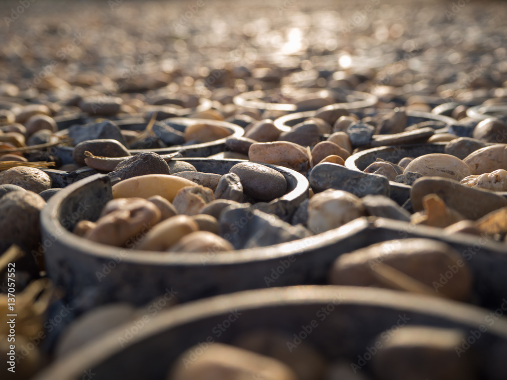Obraz premium Many Stone and the sunlight