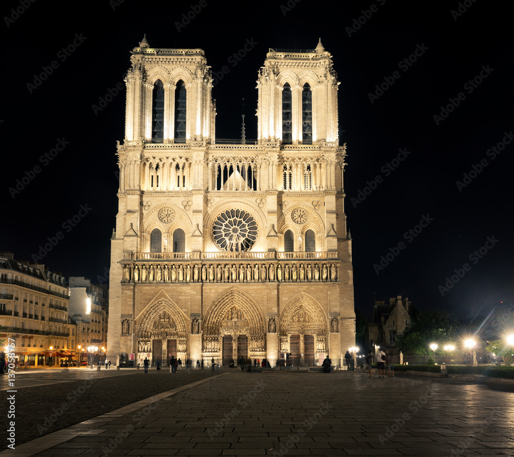 Notre Dame de Paris Cathedral.Paris. France