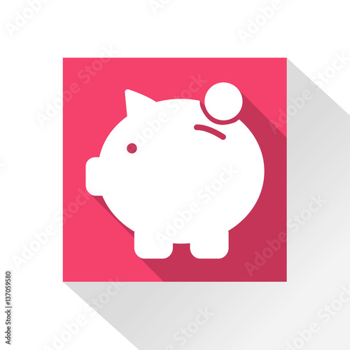 Long Shadow Sparschwein