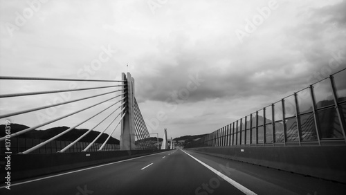 Bridge on a highway. Slovakia