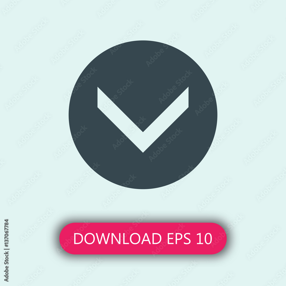 Down arrow icon vector Down arrow icon vector