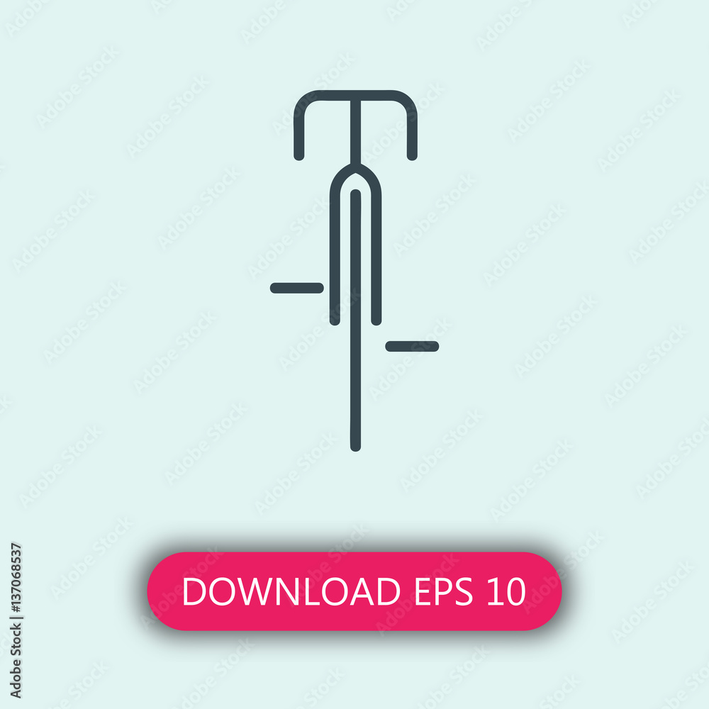 Bicycle icon vector Bicycle icon vector