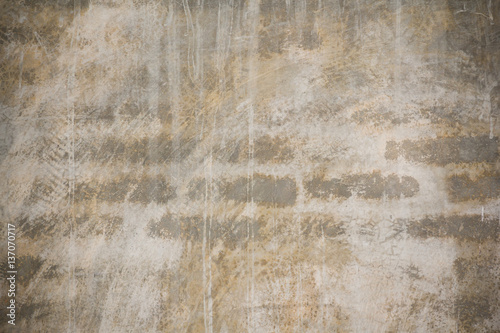brown grunge concrete background, vintage cement wall with dark