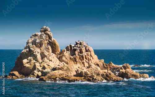 Seascape in Blanes, Costa brava, Girona, Spain