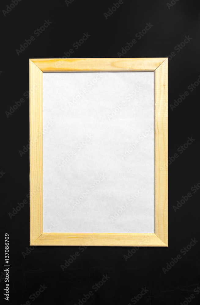 frame on black slate background frame on black slate background
