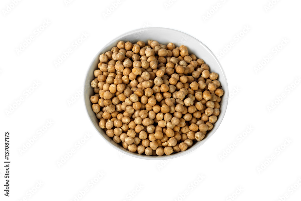 Soybeans isolated on white background Soybeans isolated on white background