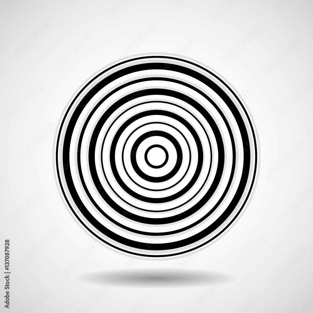 Abstract technology circles, geometric logo, vector illustration Abstract technology circles, geometric logo, vector illustration