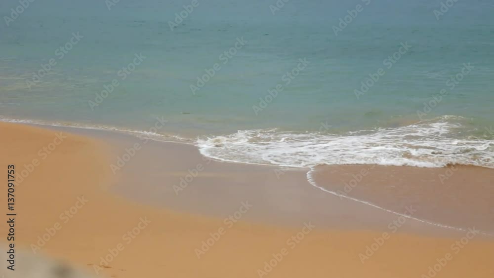 Ocean waves crashing on the beach. Ocean waves crashing on the beach.