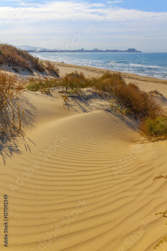 Obraz na płótnie Krasnodar, Anapa, sandy beach, seascape w salonie