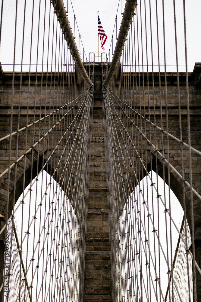 Fototapeta premium Brooklyn Bridge Detail