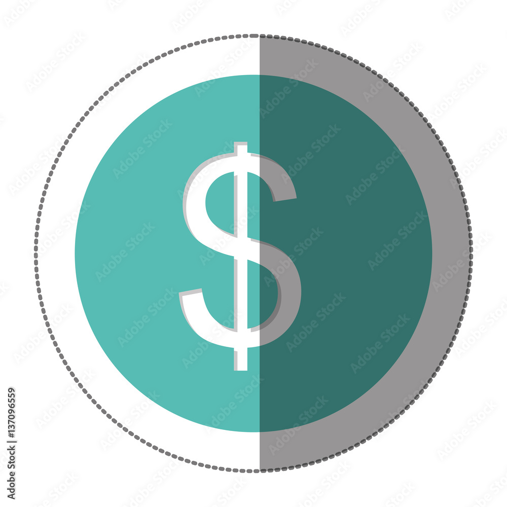Dollar currency symbol icon image, vector illustration Dollar currency symbol icon image, vector illustration
