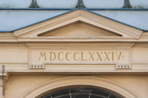 Römische Zahlen 1884