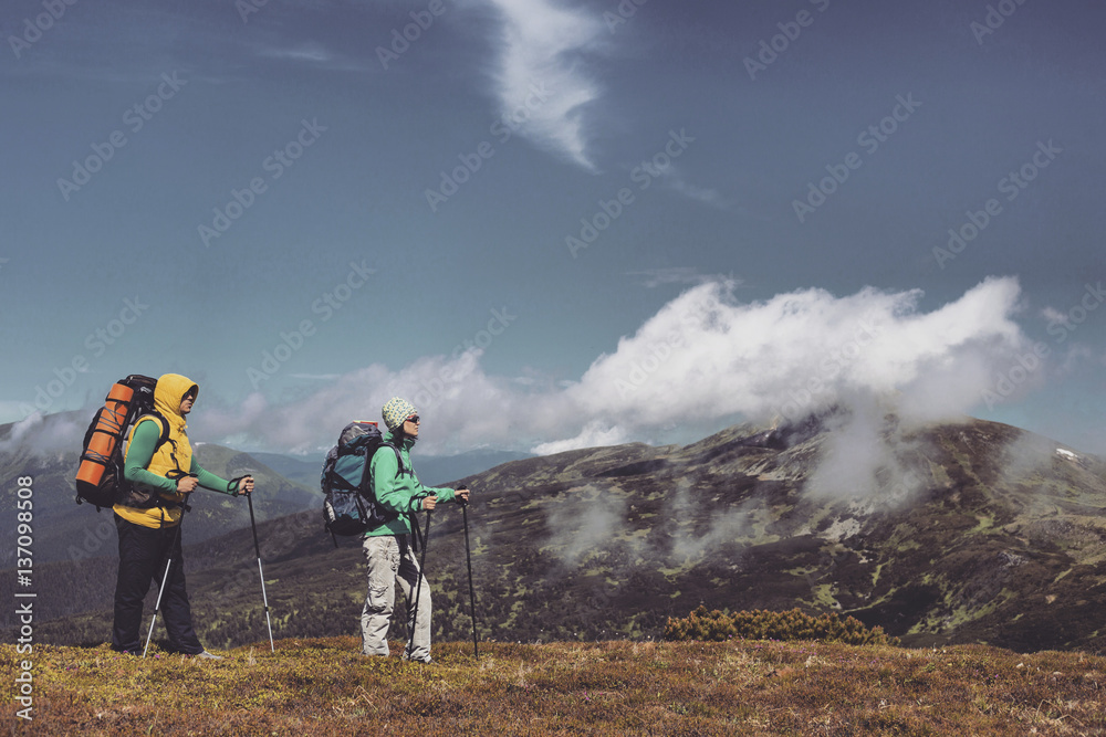 Obraz premium Summer hiking.