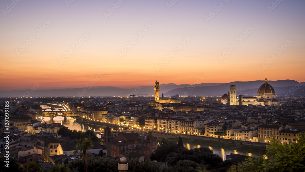 Sunset in Florence 1