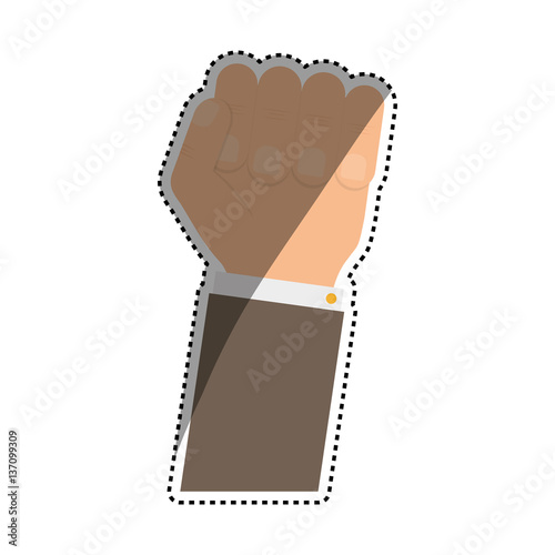 Hand gesture sign icon vector illustration graphic design photo