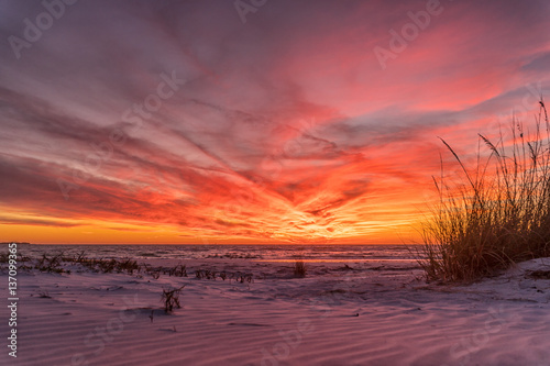 Pink Beach Sunset