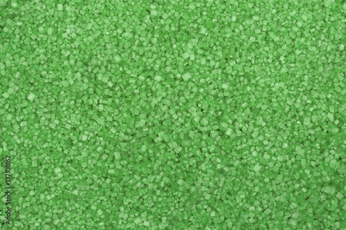 Close up of green sugar texture