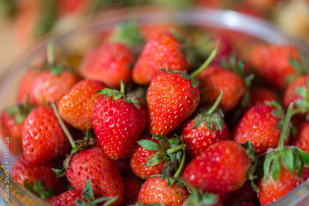 Fresh organic strawberry Fresh organic strawberry