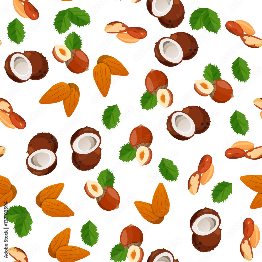 illustration of nuts illustration of nuts