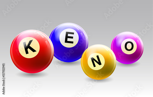 Vector KENO Balls Set - Colorful