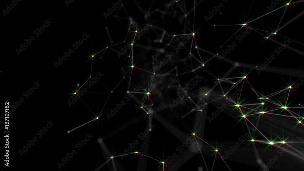 Plexus abstract technology and engineering background with original organic motion Plexus abstract technology and engineering background with original organic motion