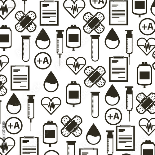 background of donate blood concept. vector illustration