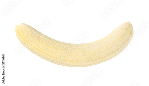 peeled whole banana