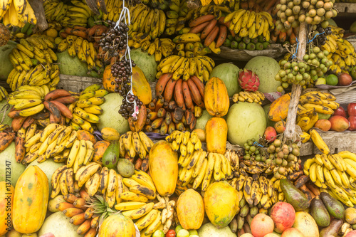 Canvas Print tropical fruits on sell from Costa Rica marketplace.